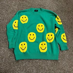 Lala Original Have Fun Oversized Smiley Knit